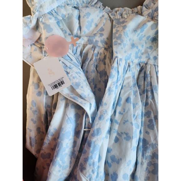 NWT Selkie The Hydrangea Ever After Midi Dress Size XL Blue #2H501 - Picture 8 of 11